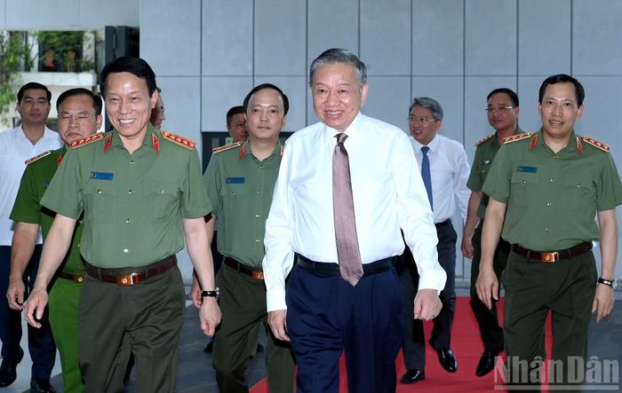 Tổng Bí thư, Chủ tịch nước Tô Lâm dự Hội nghị Đảng ủy Công an Trung ương.