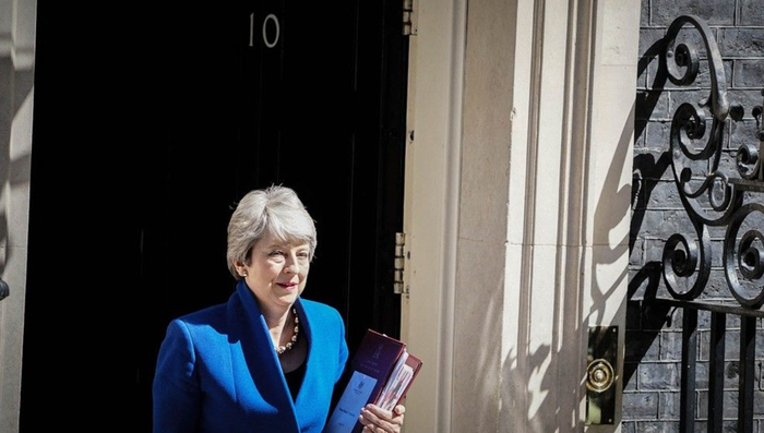 Trong thời gian tại chức, bà Theresa May đã dẫn dắt các cuộc đàm phán với Brussels về việc Anh rút khỏi EU. Ảnh: L'Express