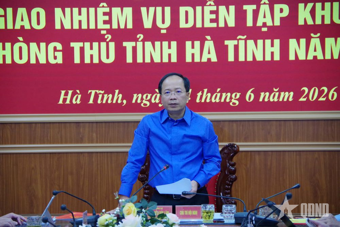 Bí thư Tỉnh ủy Nguyễn Duy Lâm kết luận hội nghị.