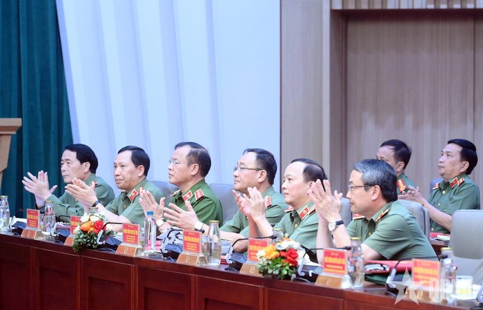  Các đồng chí trong Đảng ủy Công an Trung ương.