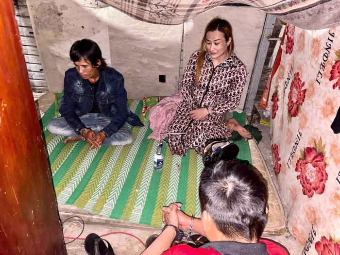 Các đội tượng phạm tội trong đợt ra quân cao điểm.