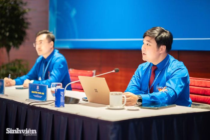 Anh Nguyễn Thái An tổng kết Diễn đàn, chia sẻ về chiến lược "4-3-3" trong định hướng tuyên truyền nhiệm kỳ mới.