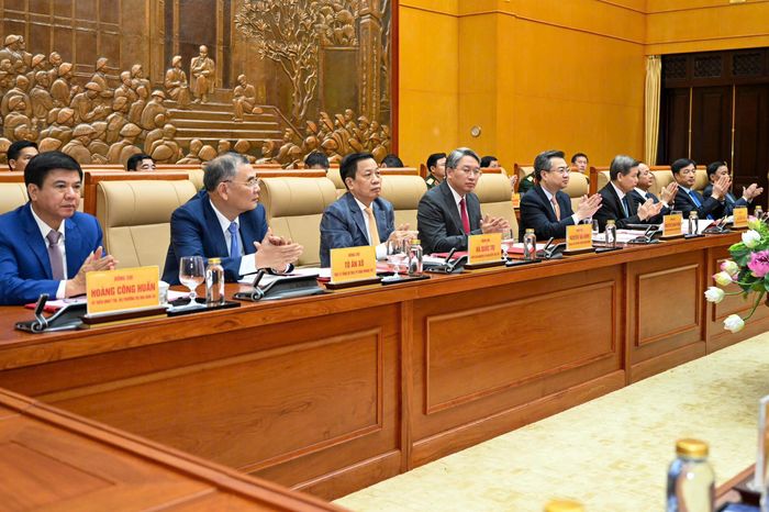  Các đại biểu dự hội nghị. Ảnh: VIẾT CHUNG 