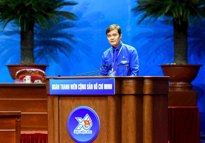  Đồng chí Bùi Quang Huy, Bí thư thứ nhất Trung ương Đoàn, phát biểu khai mạc Đại hội đại biểu toàn quốc Đoàn TNCS Hồ Chí Minh lần thứ XIII, nhiệm kỳ 2026-2031 