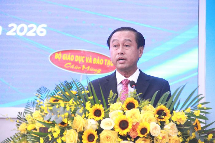  Phó Chủ tịch HĐND TPHCM Huỳnh Thanh Nhân phát biểu tại buổi lễ 