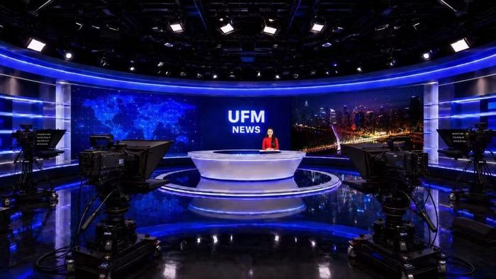 Hệ thống trường quay tại Trường Đại học Tài chính - Marketing. Ảnh: UFM.