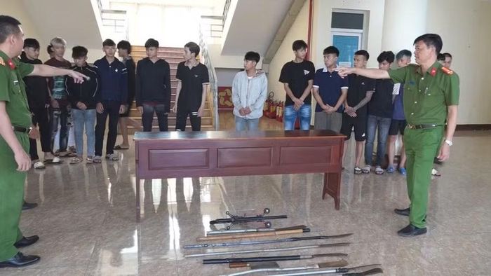 Công an Đắk Lắk bắt khẩn cấp 9 người liên quan vụ hỗn chiến. (Ảnh: SD)