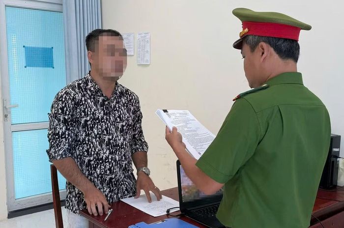 Công an thi hành các quyết định đối với Lê Mạnh Cường.