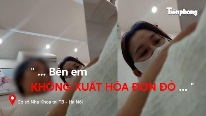 Một số cơ sở nha khoa không xuất hóa đơn cho khách hàng. Ảnh: Trọng Quân