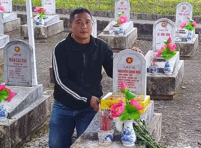 Khi danh tính liệt sĩ Nguyễn Công Hòa được xác định bằng phương pháp giám định ADN, thông tin trên bia mộ cũng được thay đổi