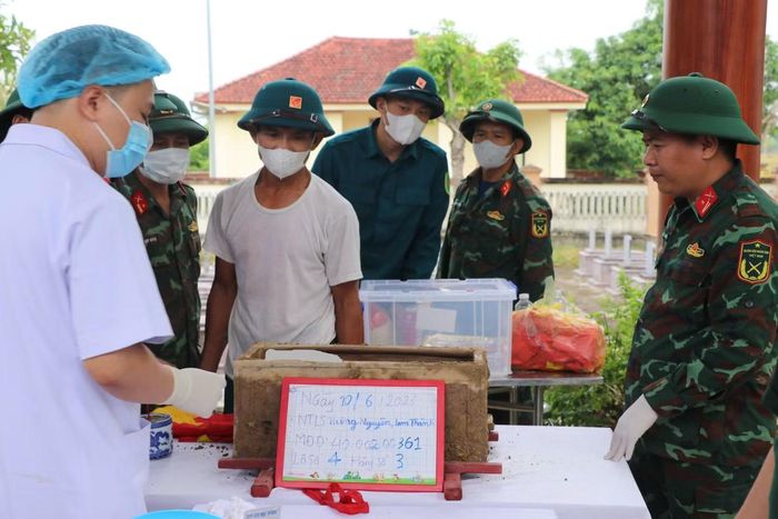 Ban Chỉ đạo 515 tỉnh Nghệ An tổ chức lấy mẫu sinh phẩm hài cốt liệt sĩ chưa xác định được danh tính để phục vụ công tác giám định ADN