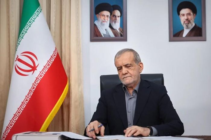 Tổng thống Iran Masoud Pezeshkian.