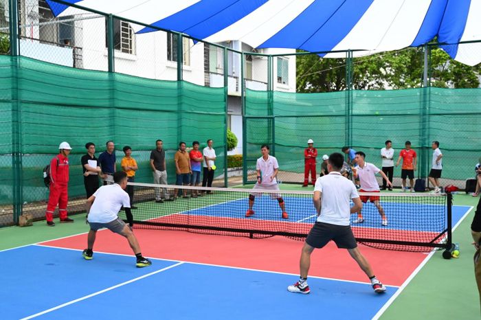 Các nội dung thi đấu diễn ra trong không khí hào hứng, sôi nổi.