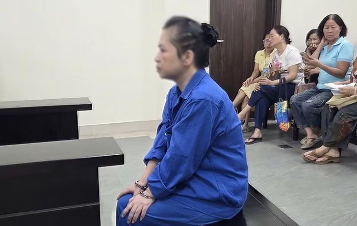 Bị cáo Trần Ngọc Bích tại phiên tòa.