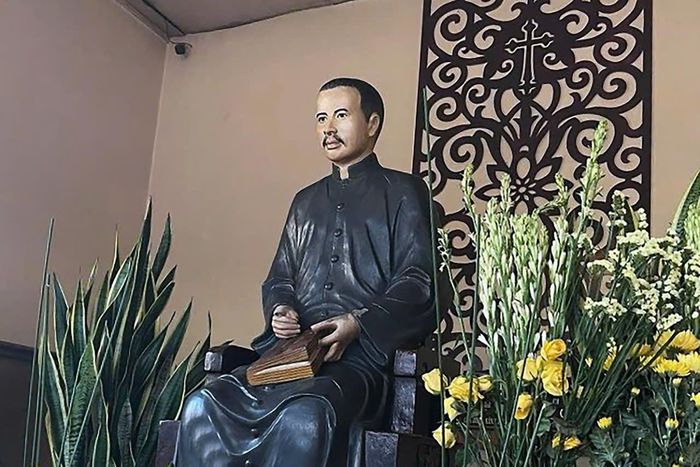 Tượng linh mục Phanxicô Xavier Trương Bửu Diệp. Ảnh: Giáo phận Cần Thơ