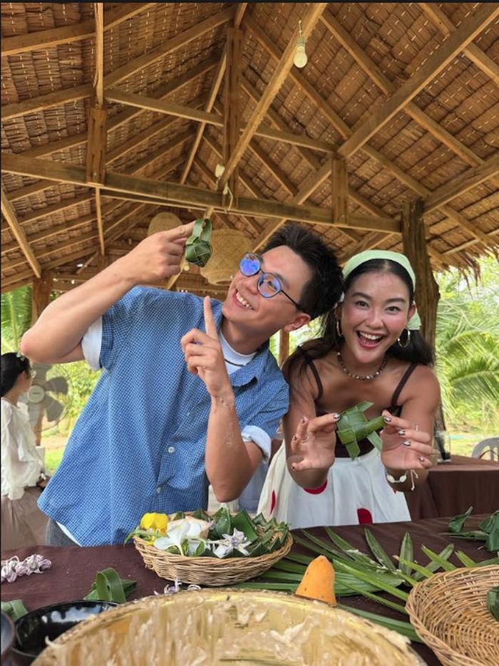 Hoạt động workshop làm bánh địa phương theo định hướng Zero Food Waste ở Cộng đồng du lịch Ban Nai Nang, tỉnh Krabi. Ảnh: Huyybe và Bách Liên