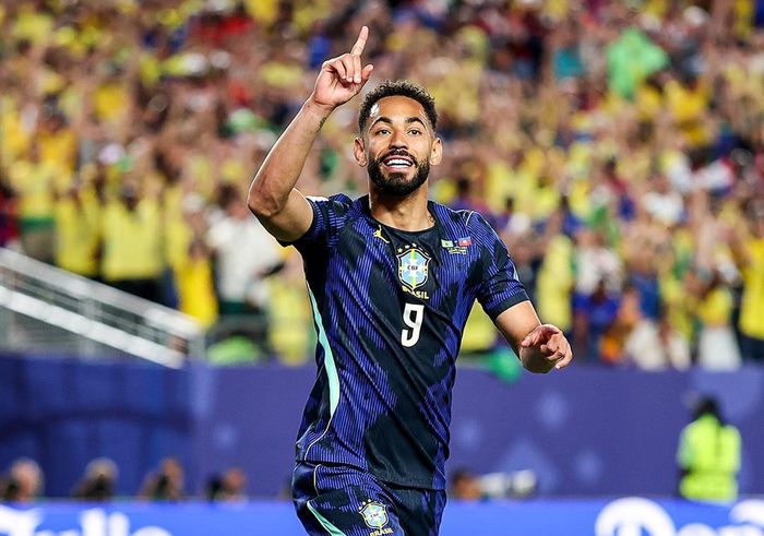 Matheus Cunha thổi luồng gió mới cho hàng công Brazil - Ảnh: BR Football