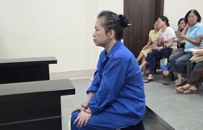 Bị cáo Trần Ngọc Bích tại tòa. Ảnh: TN