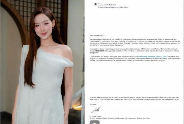 Bức thư đầu tiên Bảo Ngọc đăng tải