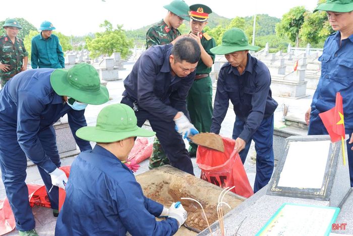 Các tổ công tác liên ngành, đội lấy mẫu hài cốt liệt sĩ đã thực hiện nhiệm vụ theo đúng quy định.