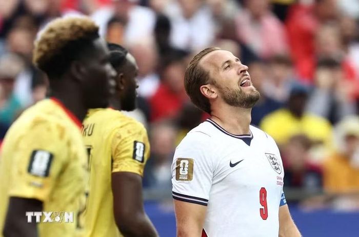 Kane và đồng đội bất lực trước Ghana tại World Cup 2026. (Ảnh: AFP/TTXVN)