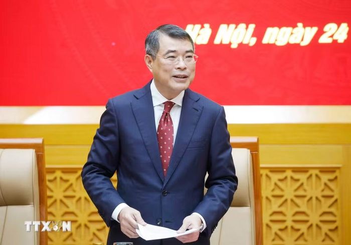 Thủ tướng Chính phủ Lê Minh Hưng phát biểu. (Ảnh: Thống Nhất/TTXVN)
