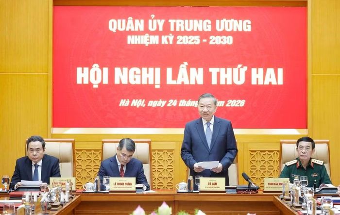 Tổng Bí thư, Chủ tịch nước Tô Lâm phát biểu chỉ đạo. (Ảnh: Thống Nhất/TTXVN)