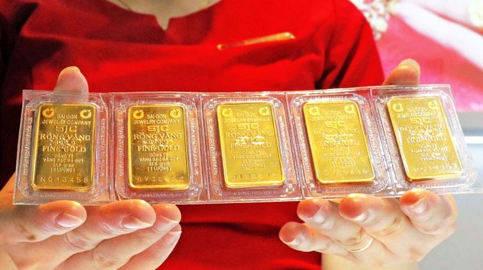 Giá vàng trong nước sáng 24/6 đi ngang. Ảnh minh họa: TTXVN
