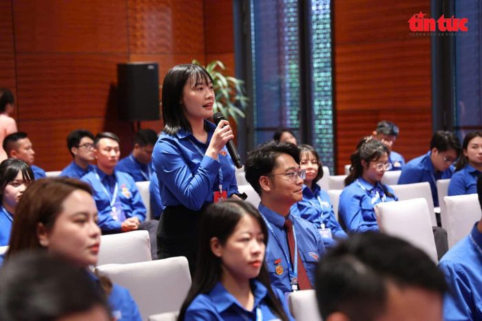 Chị Bùi Nhật Hạ, Bí thư Đoàn TNCS Hồ Chí Minh khối UBND tỉnh Thái Nguyên.