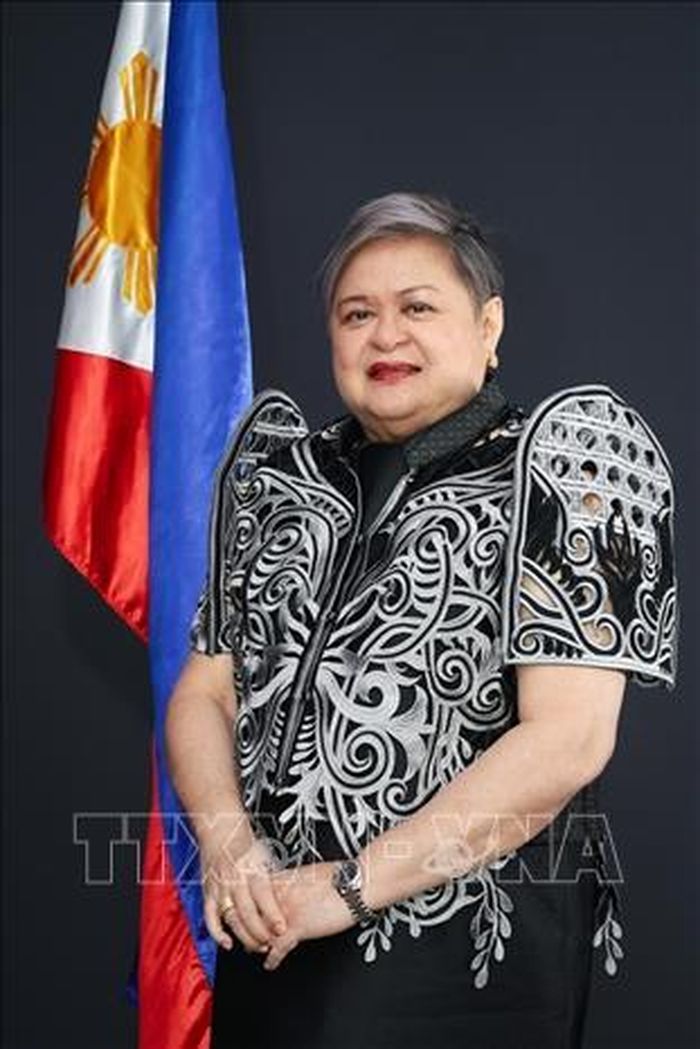 Bộ trưởng Ngoại giao Philippines Theresa Lazaro. Ảnh: TTXVN phát