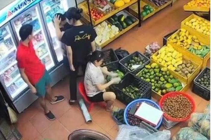 Hình ảnh từ camera giám sát (Ảnh: Công an Quế Võ).