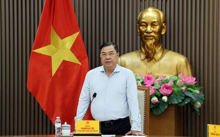 Phó Thủ tướng Thường trực Phạm Gia Túc phát biểu (Ảnh: VGP).