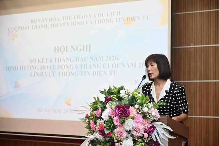 Bà Nguyễn Thị Thanh Huyền - Phó Cục trưởng Cục Phát thanh, Truyền hình và Thông tin điện tử (Ảnh: Minh Sơn).