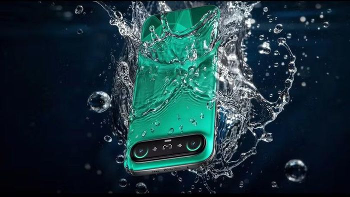 Tecno Camon 50 Slim hỗ trợ kháng nước IP68/IP69 và có chế độ chụp ảnh dưới nước. Ảnh: Tecno.