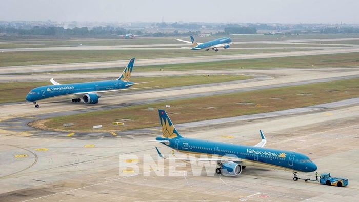 Vietnam Airlines điều chỉnh lịch khai thác do ảnh hưởng bão MEKKHALA. Ảnh: Bnews/vnanet.vn phát