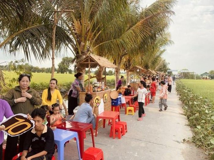 Mô hình chợ quê ở Đồng Tháp.