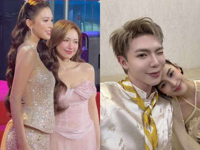 Nàng hậu có mối quan hệ thân thiết với nhiều đồng nghiệp như Hòa Minzy, Erik,...