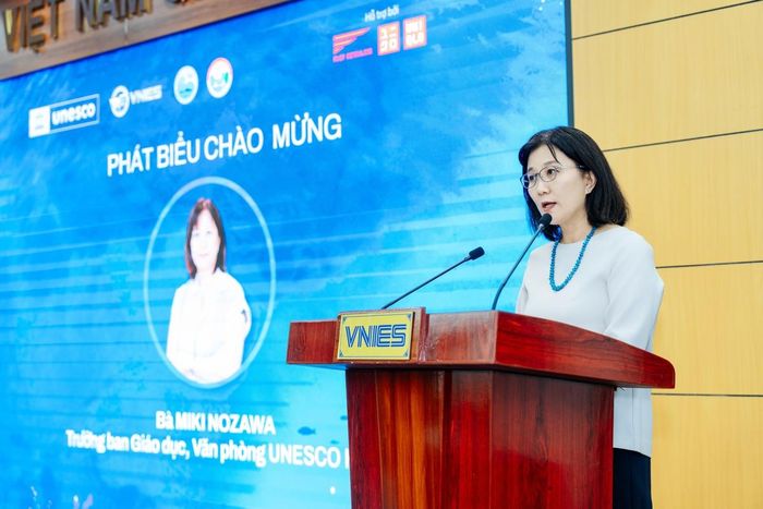 Bà Miki Nozawa - Trưởng ban Giáo dục, Văn phòng UNESCO tại Hà Nội