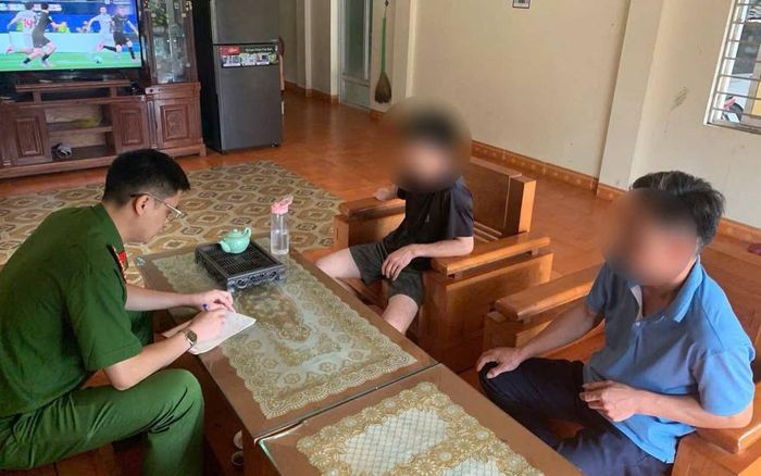 Công an xã Hạnh Phúc kịp thời ngăn chặn vụ lừa đảo giả danh sĩ quan quân đội chiếm đoạt tài sản. Ảnh Công an Cao Bằng