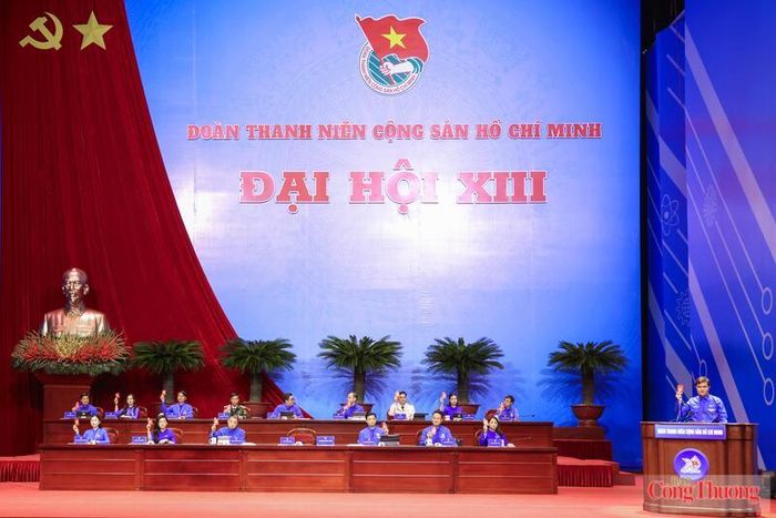 Sáng 24/6, Đại hội đại biểu toàn quốc Đoàn TNCS Hồ Chí Minh lần thứ XIII chính thức khai mạc - Ảnh: Quang Vinh