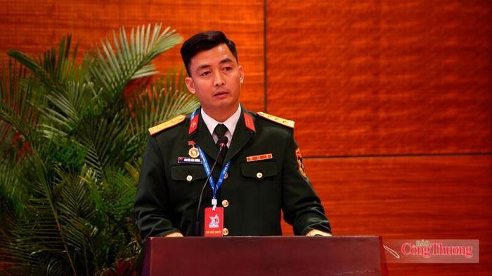 Thượng tá Nguyễn Biên Cương - Trưởng ban Công tác quần chúng, Cục Chính trị, Binh chủng Đặc công, Bộ Quốc phòng - Ảnh: Thái Mạnh