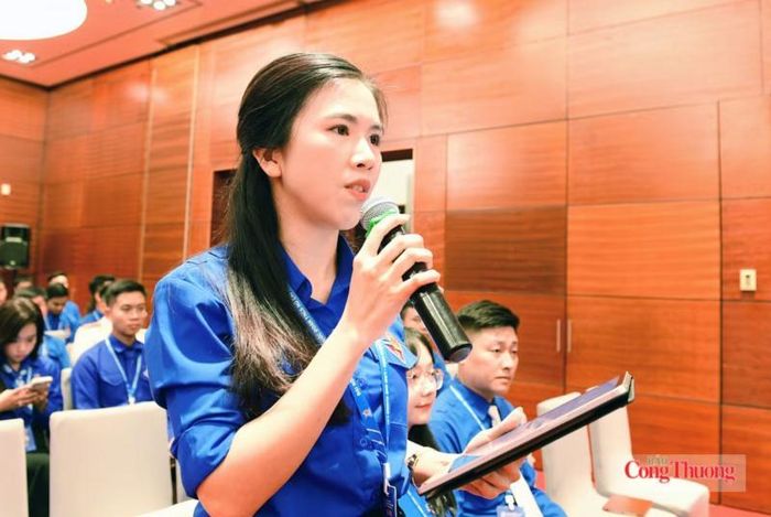Chị Lý Thu Uyên - Chủ nhiệm Câu lạc bộ Giao thương Quốc tế, Giám đốc Công ty TNHH MTV Tâm Vĩnh Thái - Ảnh: Xuân Tùng