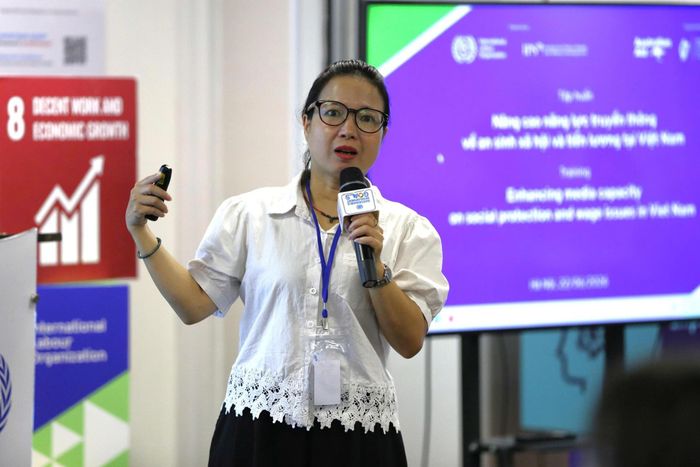 Bà Hoàng Thị Bích Hạnh, Thường trực Trung tâm Hỗ trợ Chuyển đổi số Báo chí