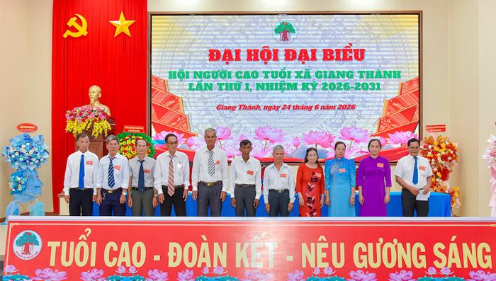Ban Chấp hành Hội Người cao tuổi xã Giang Thành khóa I, nhiệm kỳ 2026 - 2031.