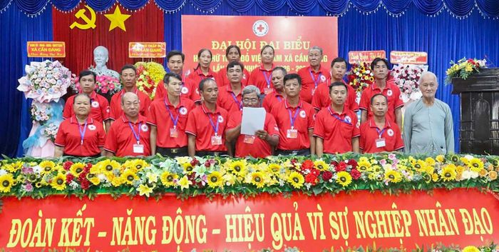 Ban Chấp hành Hội Chữ thập đỏ xã Cần Đăng nhiệm kỳ 2026 - 2031.