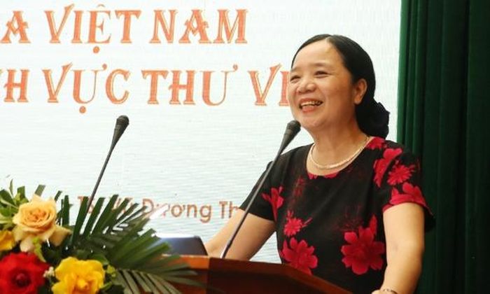  Tiến sĩ Vũ Dương Thúy Ngà trực tiếp truyền đạt tại chương trình tập huấn. 