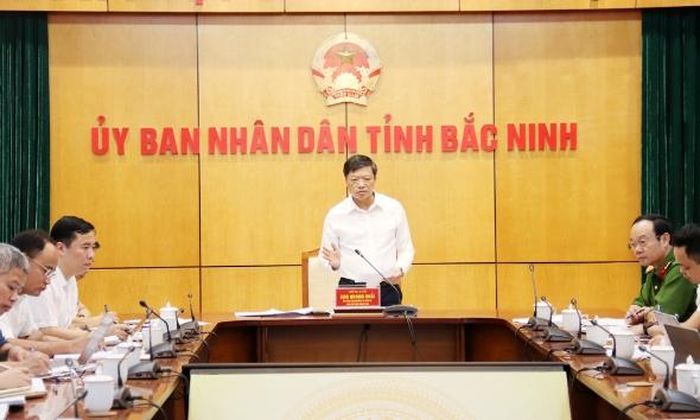 Đồng chí Đào Quang Khải chủ trì hội nghị kiểm điểm tiến độ làm sạch, làm giàu dữ liệu đất đai.