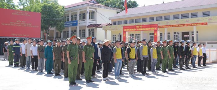 Các lực lượng tham gia diễn tập