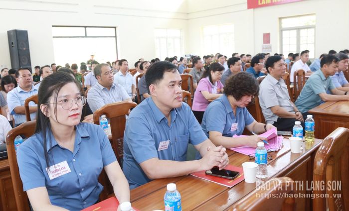 Các đại biểu dự khai mạc diễn tập
