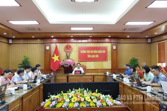 Các đại biểu dự hội nghị tại điểm cầu tỉnh